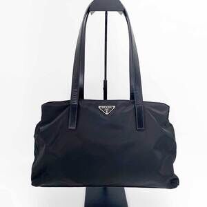PRADA Tote Bag Handbag Black Nero Black